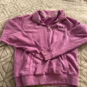 PINK half zip in pretty lavender!